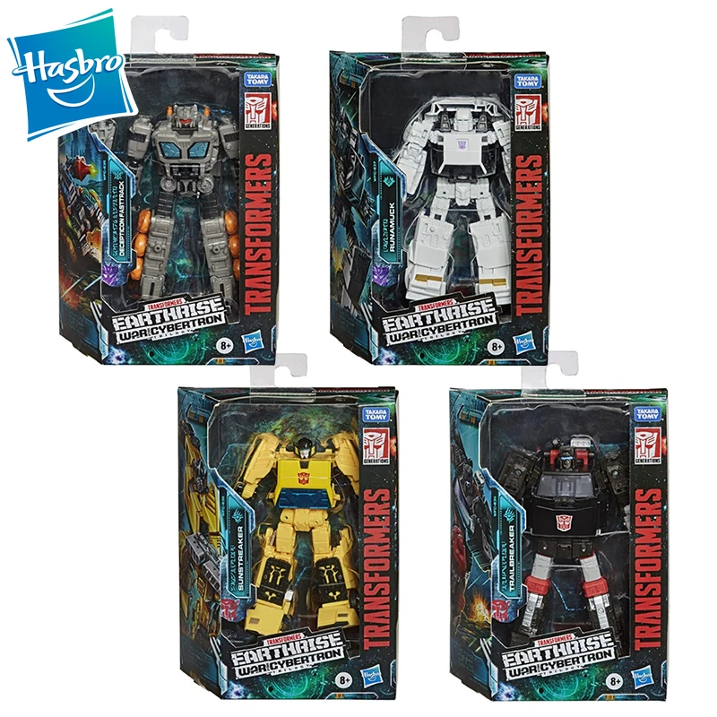 Трансформеры поколения войны для Cybertron: Earthrise Deluxe Decepticon Fasttrack Sunstreaker Trailbreaker Runamuck