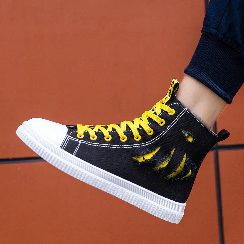 Low/High Top Sneakers Men Canvas Shoes 