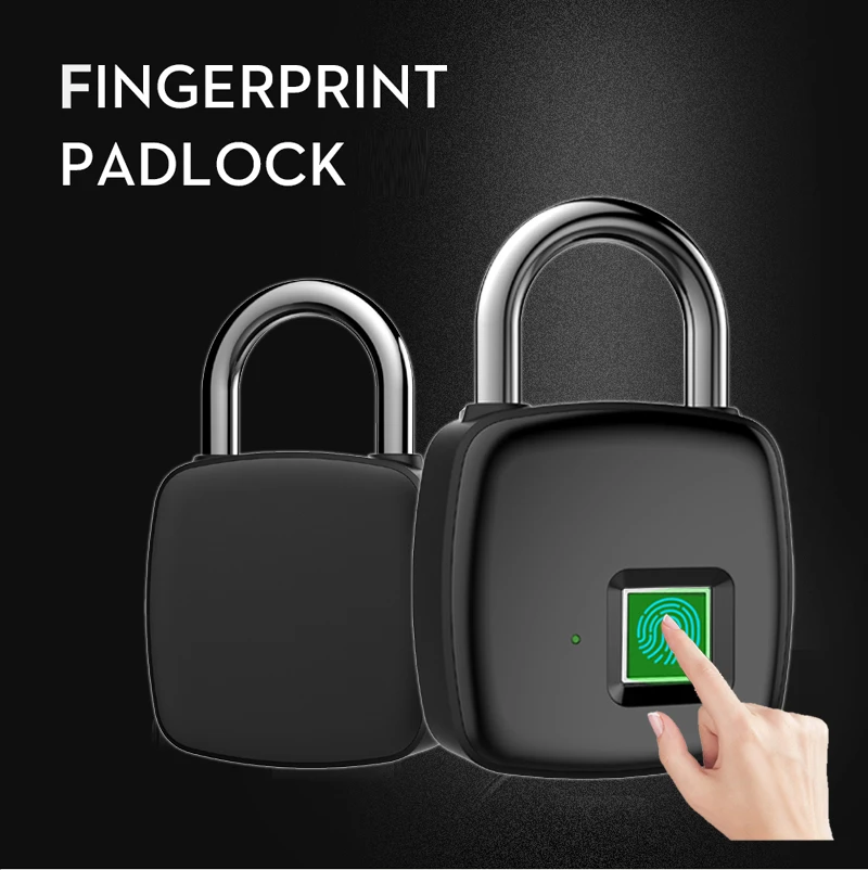

Anytek Door lock Keyless Fingerprint Lock USB charge safe padlock Rechargeable Electric Door Lock for Backpack Luggage