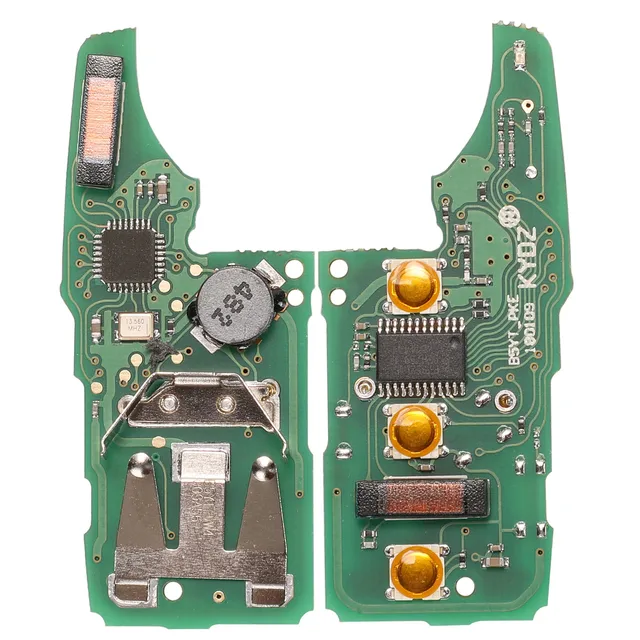 Kutery keyless Go 5k0837202aj 3 ปุ่มกุญแจรีโมทสำหรับ VW แคดดี้ EOS กอล์ฟ Jetta ด้วงโปโล Tiguan Touran 5k0837202ad/ 6