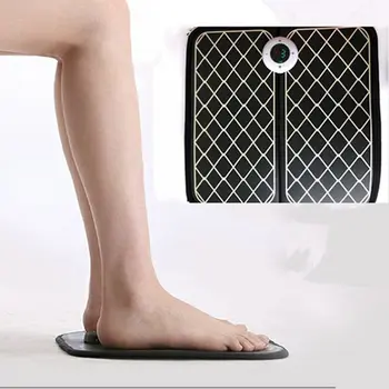 

Foot Massager Machine Electric Massage Mat Feet Spa Massage Folding Portable Circulation 6 Modes 18 Intensity