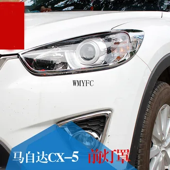 

ABS Chrome For Mazda CX-5 2013 2014 2015 2016 accessories car styling Car Front Rear Light cover Cover Trim