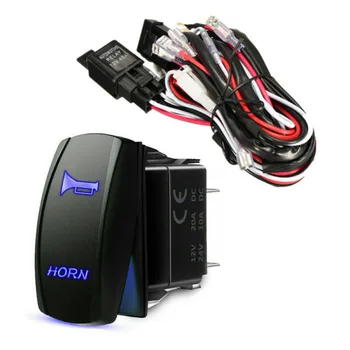 

1#~8# Rocker Switch Black Parts Kit Wiring Harness Corrosion Resistant