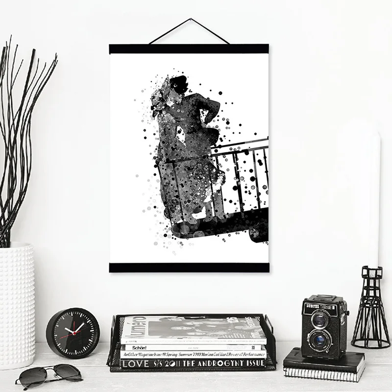 DIY магнитная деревянная вешалка фоторамка Деревянная настенная подвесная Календарь Карта картина рамка домашний декор для комнаты деревянная вешалка для плаката