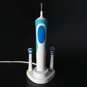 

Electric Toothbrush Holder Bracket Bathroom Toothbrush Stander Base Support Holder 2 Tooth Brush Heads Base With Charger Hole