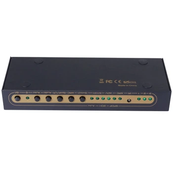 

Unnlink HDMI Switch 3X1 UHD 4K@30Hz 3 in 1 Out Audio Extractor HIFI 5.1 SPDIF Toslink Optical 2RCA ARC for TV Stick EU Plug