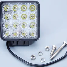 4 дюйма 48 Вт светодиодный рабочий светильник внедорожник ремонт потолочный светильник светодиодный автомобильный светильник s автомобиля светильник s