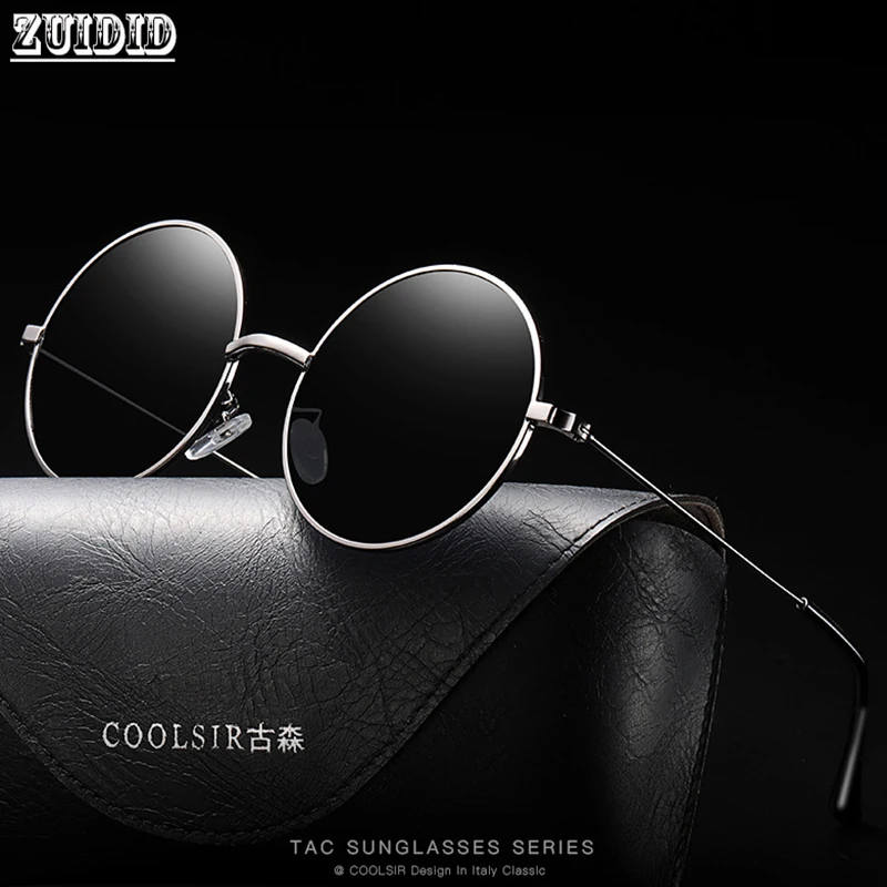 

2020NEW classic men's and women's polarizing sunglasses retro young master's mirror fashionable round frame driving Sunglasses