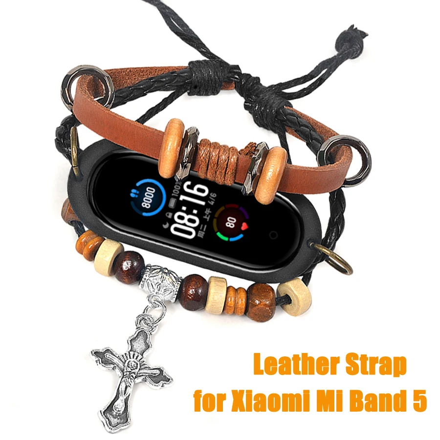 Knitted-Fashion-Necklace-With-Rubber-Pendant-Holder-For-Xiaomi-Mi-Band-4-wearable-devices-smartwatch-relogio