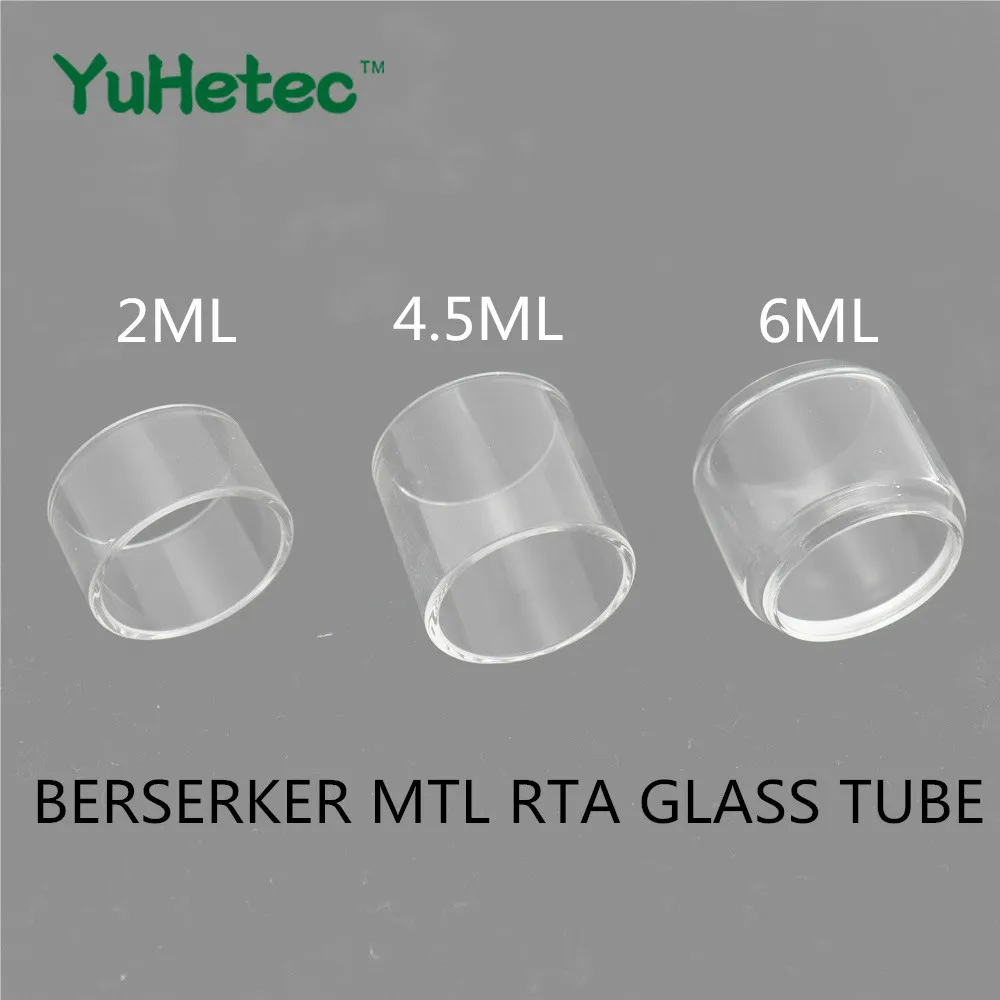 Tanio 5 sztuk YUHETEC wymiana szklany zbiornik dla Vandyvape Berserker sklep