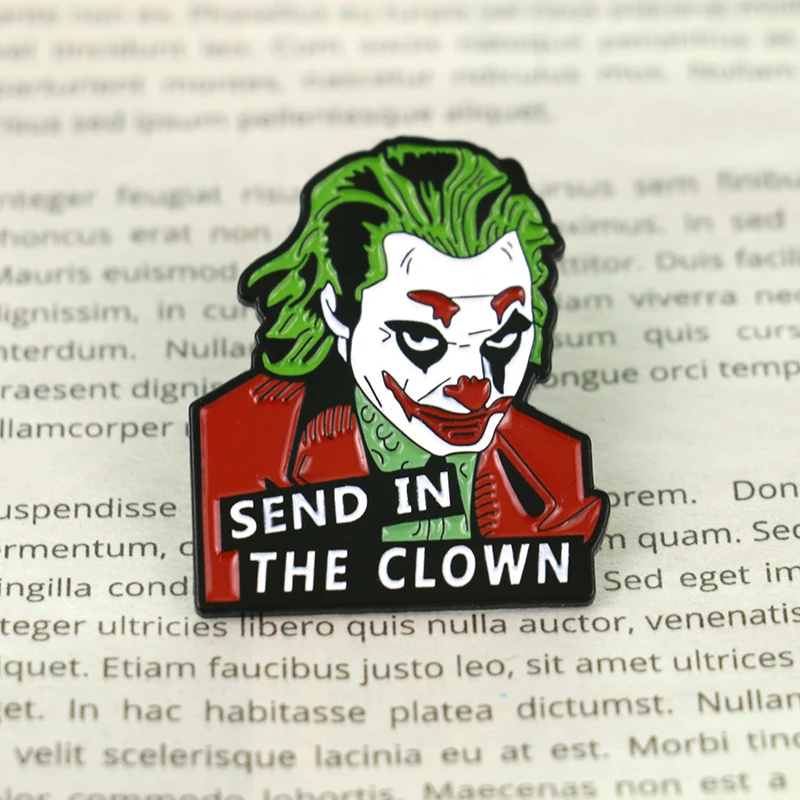 12 шт., булавка moive The Joker, брошь в стиле аниме, эмаль, забавный рюкзак с нашивками, джинсовая одежда, булавки и броши, подарок для женщин, мужчин, фанатов