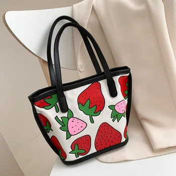 

Canvas small bag female bag 2020 new portable underarm bag Korean fashion wild girl student shoulder bag