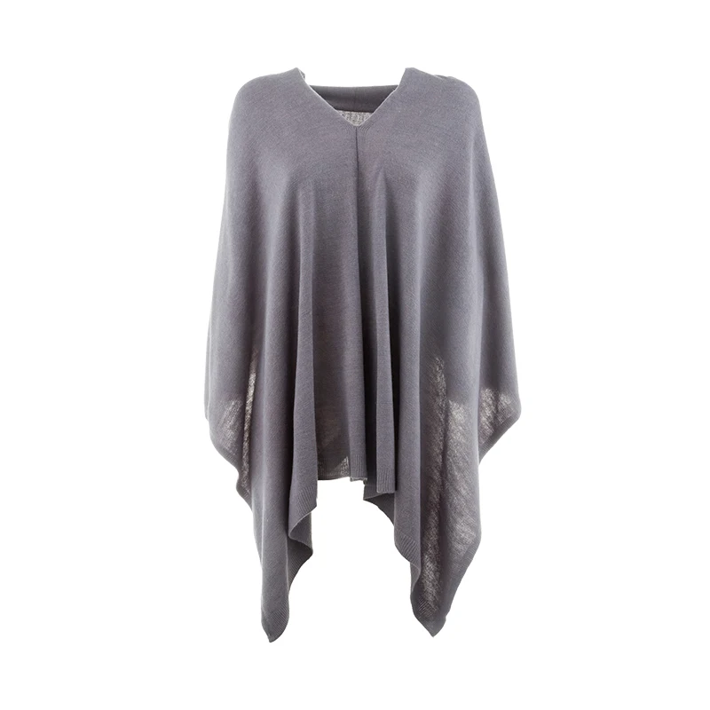 Осень зима, пончо с 5 разными способами, AMM-PC2800 - Цвет: GREY