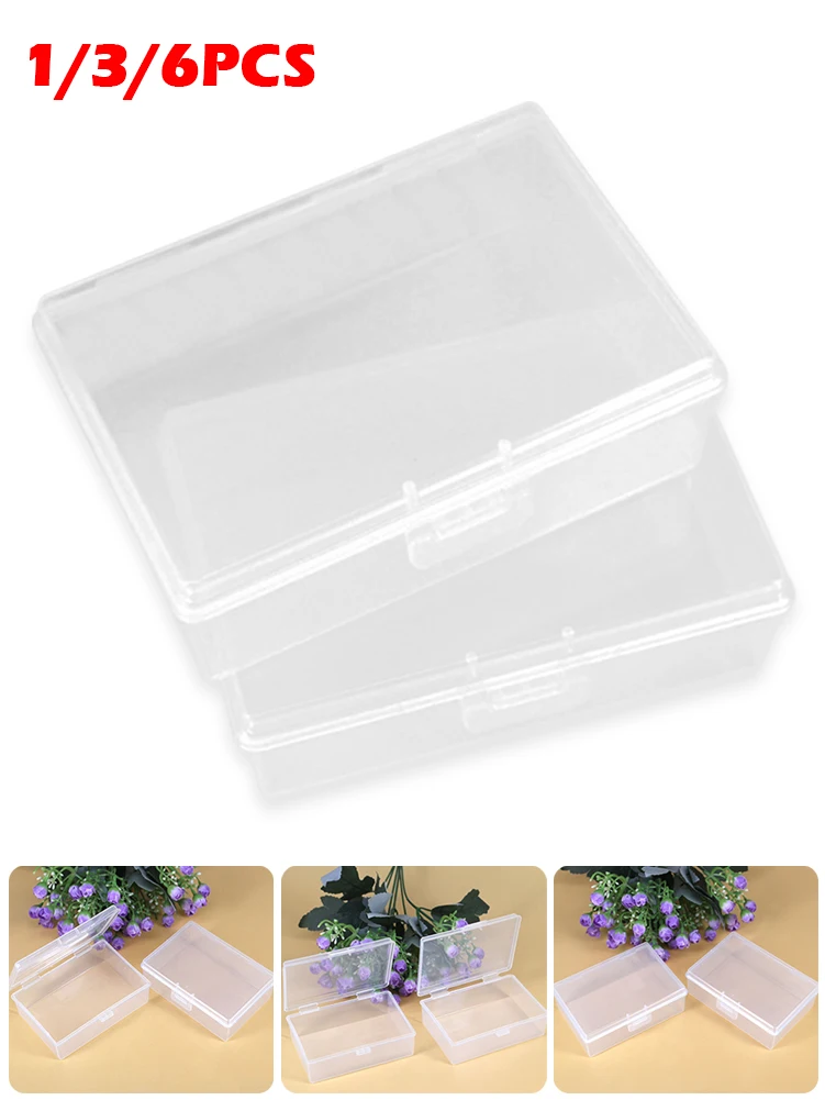 Transparent Plastic Boxes Playing Cards Container Plastic Storage Case Packing Poker Game Card Box For Pokers Set Wholesale