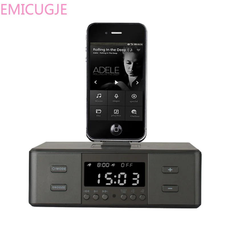 

Clock USB Charger for Bedroom with FM Radio/USB Charging Port EAAGD Alarm Clock Radio,Wireless Bluetooth Speaker,Digital