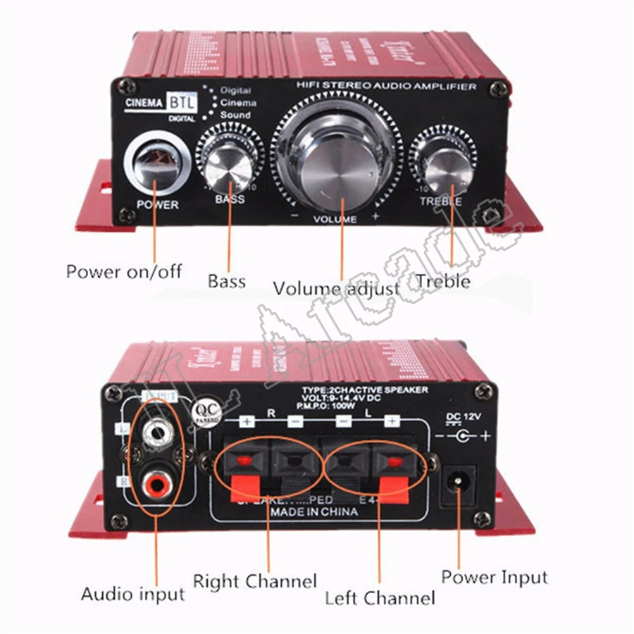 HI FI AUDIO Kit for Arcade jamma Game, MAME Cabinet, or Virtual Pinball