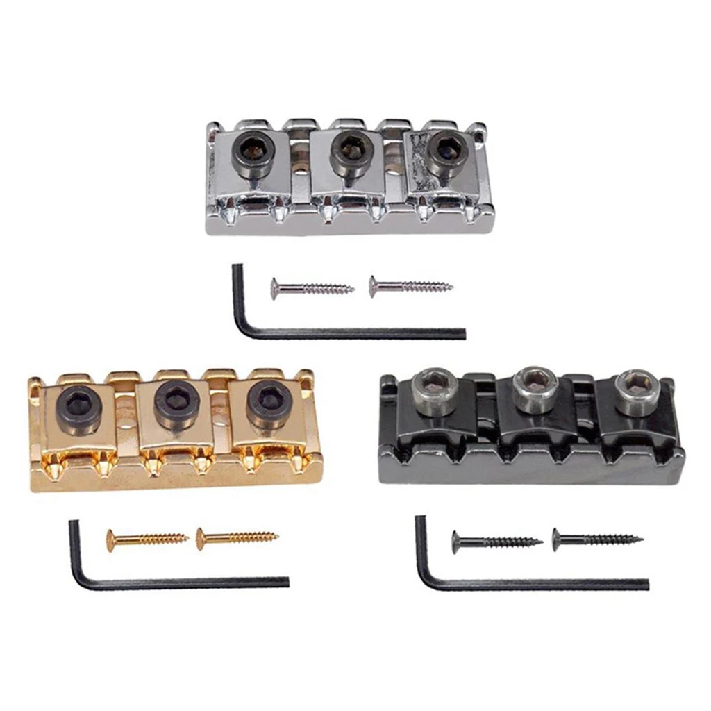 Guitar Locking Nut 42mm String Lock for 6 String Electric Guitar