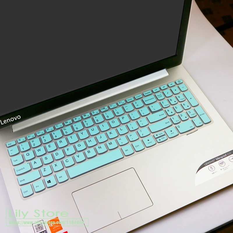 Силиконовая клавиатура для ноутбука Защитная крышка для lenovo IdeaPad S540 15IWL S540-15IWL S 540 15 IWL 15 15,6 дюймов - Цвет: whiteblue