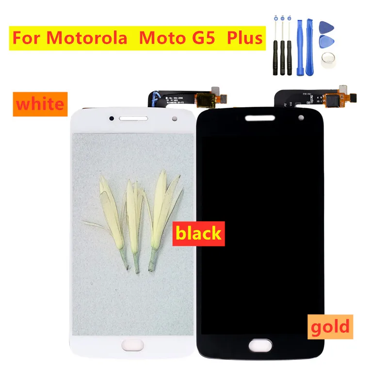 

100% Tested For Motorola Moto G5 PLUS XT1686 XT1681 XT1683 LCD Screen Touch Digitizer Assembly For Moto G5 PLUS LCD Display