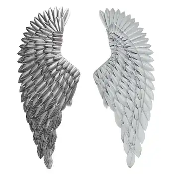 

Wall Decoration Angel Wings Retro Metal wings Bar Coffee Shop Wall Decoration Home Bedroom Living room decor Christmas Industry