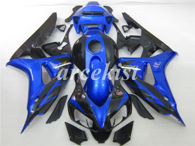 ABS мотоцикл полный обтекатель комплект подходит для CBR1000RR 06 07 CBR 1000 RR 2006 2007 кузов комплект черный синий