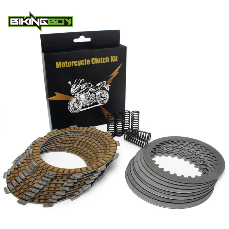 BIKINGBOY WR450F 2003 2004 YZ450F 03 04 05 06 WRF YZF 9 дисковая фрикционная Муфта+ 8 Сталь сепаратор пластины+ 6 тяжёлый мощный пружины