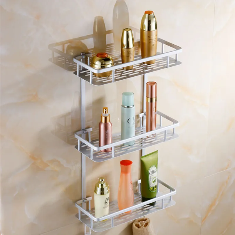 

Place of Origin Supply of Goods Bathroom Shelf Hole Punched Alumimum Bathroom Storage Shelf Bathroom Wall Hangers Manufacturers