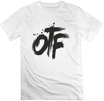 

Chocy Men's Lil Rapper Durk OTF Only The Family Cool T-Shirts White