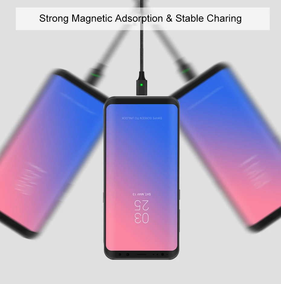 Магнитный кабель Musyue для iPhone samsung huawei Xiaomi Note 7 Pro usb type C кабель магнитное зарядное устройство кабель Micro USB зарядный кабель