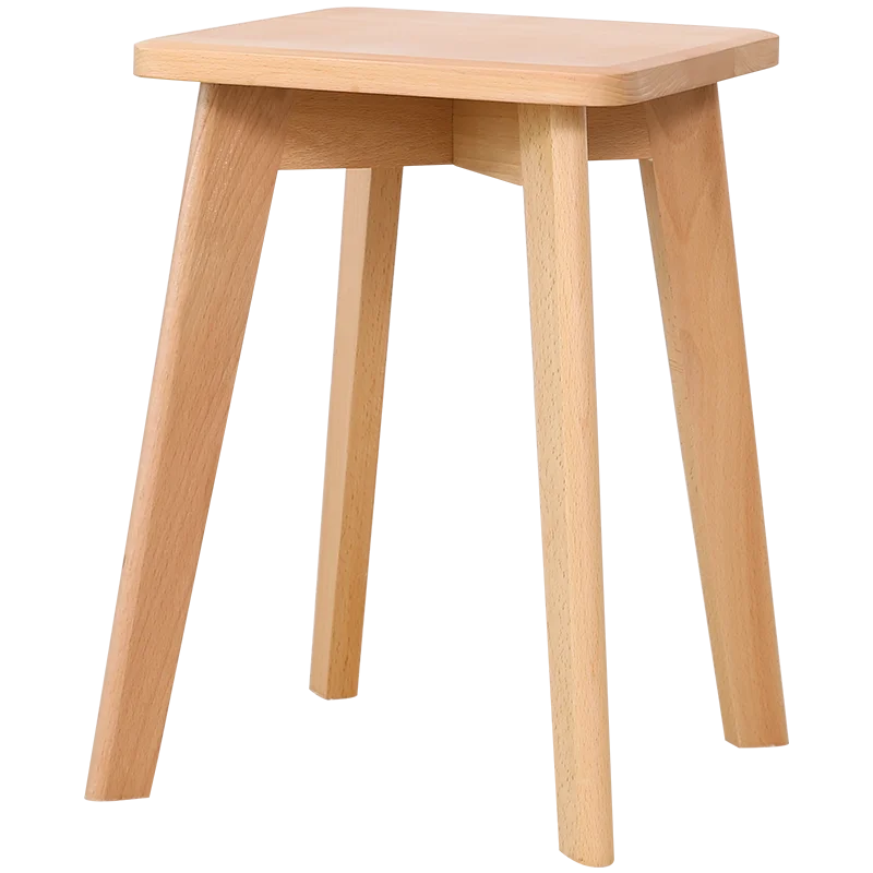 

Solid Wood Square Stool Small Wooden Stool Stool Domestic Stool Sitting Room Can Stack Desk Stool Toilet Stool Simple