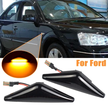 

2 pieces Superb LED Dynamic Side Marker Turn Signal Light Fender Indicator Blinker Light For Ford Mondeo MK III For Focus MK I
