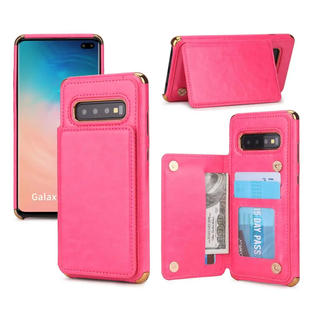 Чехол-Кошелек s для samsung Galaxy Note 10+ 9 S10 S9 Plus, ретро кожаный флип-чехол для телефона для Galaxy Note 10 S9 Plus - Цвет: RR