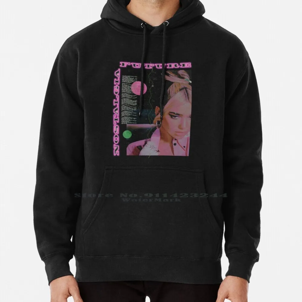 

Толстовка с капюшоном Dua Carlipa ностальгия свитер 6xl хлопковые тексты Lipa Dl2 певец женский подростковый пуловер большого размера 4xl 5xl 6xl