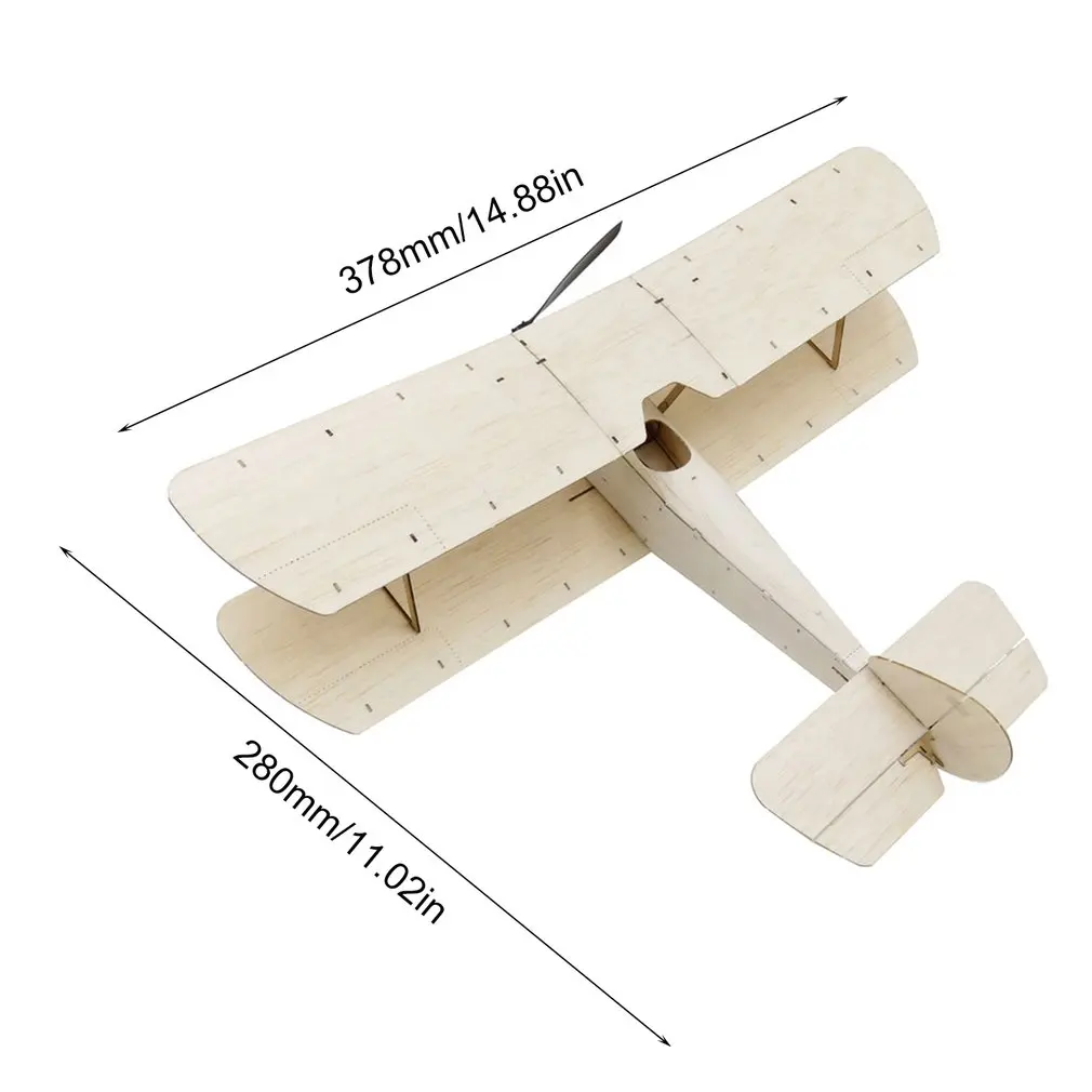 K6 комплект/Электронный Sopwith Pup RC самолет пробкового дерева 378 мм Warbird Самолет комплект с бесщеточной силовой системой аэромодельный комплект