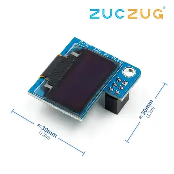 

PiOLED 128x64 0.96 inch Mini Monochrome OLED Display for Raspberry Pi