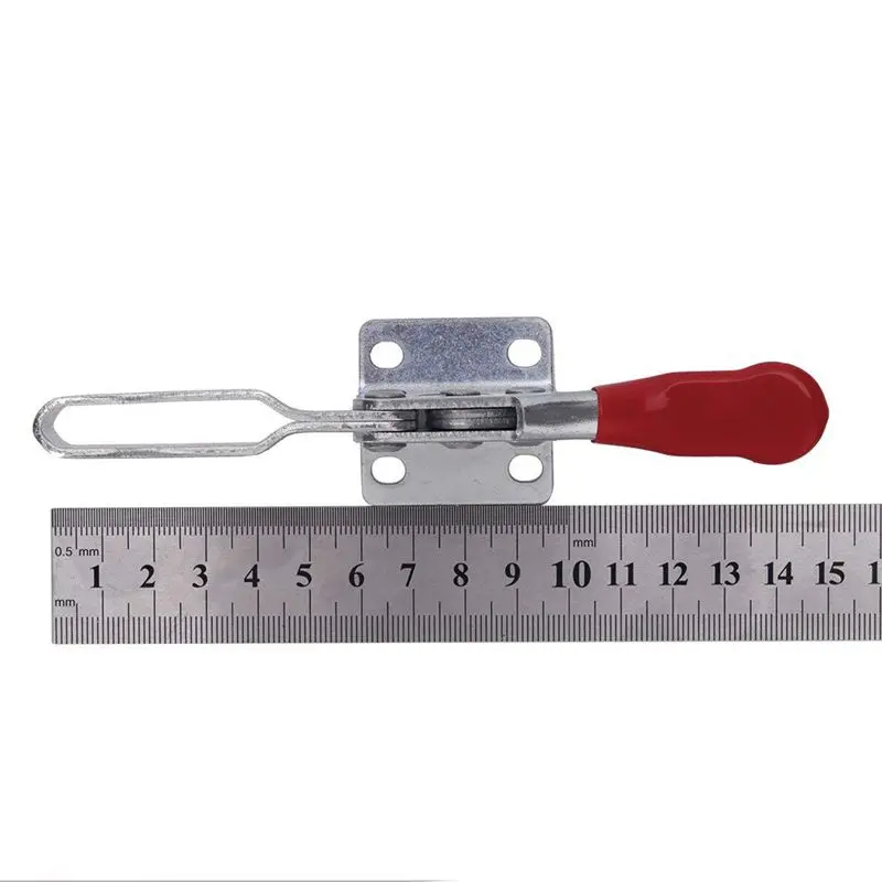 Hand Tool Toggle Clamp 201B Antislip Red Horizontal Clamp 201-B Quick Release Tool 4Pcs