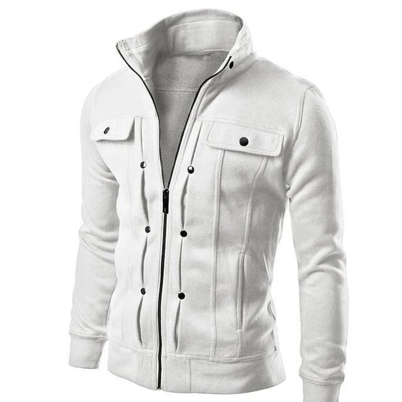 Autumn Men Hoodies Fashion Casual Men's Clothes Solid British Style Street dress Masculino Hoodeds Streetwears Hombre MOOWNUC