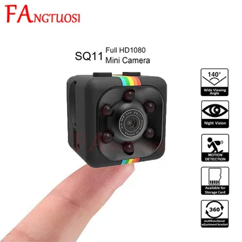 

FANGTUOSI HD 1080P Mini Camera SQ11 Micro Camcorders Sport DV Infrared Night Vision Camera Car DV Digital Video Recorder