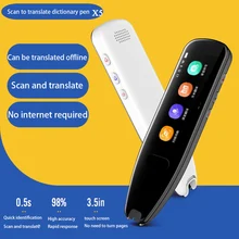 

Smart 112 Language Voice Translator 3.5 Inch Screen Offline+WIFI Translation Pen Scanning Translation Pen X5 Protective case