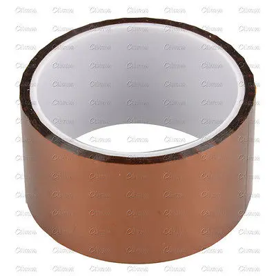 

30m 5cm 50mm Adhesive Tape Gold High Temperature Heat Resistant Polyimide Tape for Electronic Industry BGA Tap High quality