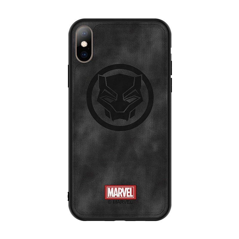 Фирменный чехол для iPhone X XS XR XS MAX Марвел Капитан ткань Мстители Высокое качество задняя крышка Железный человек funda