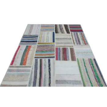 

Handmade Multicolor Vintage Patchwork Rug Area Rug 160x230 Cm-5'3''X7'7''