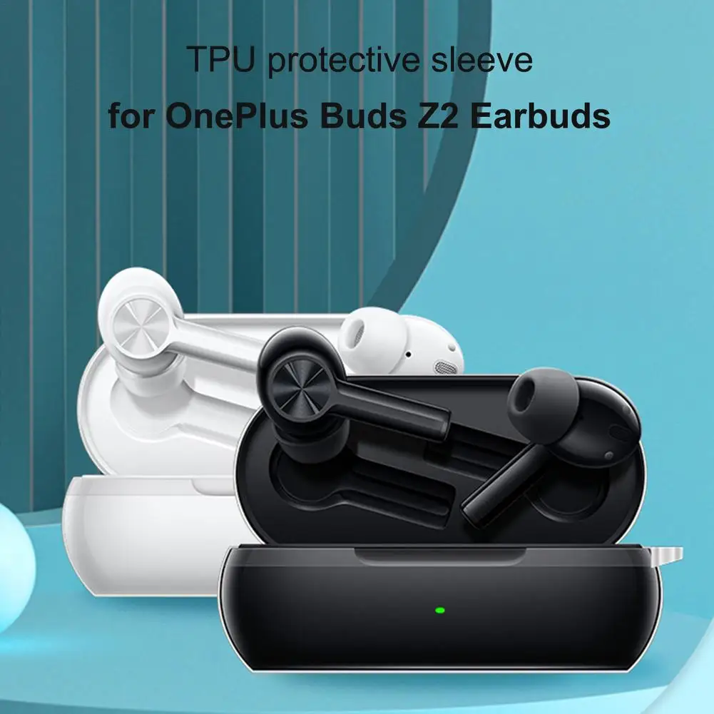 Housse De Protection Silicone Pour OnePlus Buds 4 - Ultra Mince, Antichoc, Avec Mousqueton, Charge Sans Fil Compatible