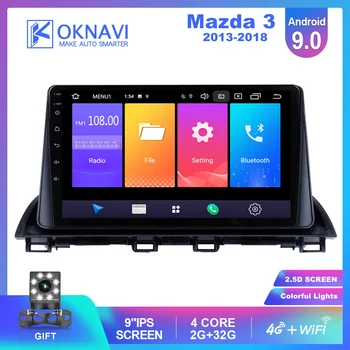 

Car Radio for Mazda 3 Axela 2013-2018 GPS Android 9.0 Multimedia Player No 2 Din Support Carplay DSP Amplifier Module Camera