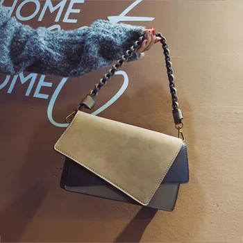 

New 2020 Fashion Irregular Matte Leather Shoulder Bag For Women With Weave Strap Designer Casual Travel Handbag Totes Purses