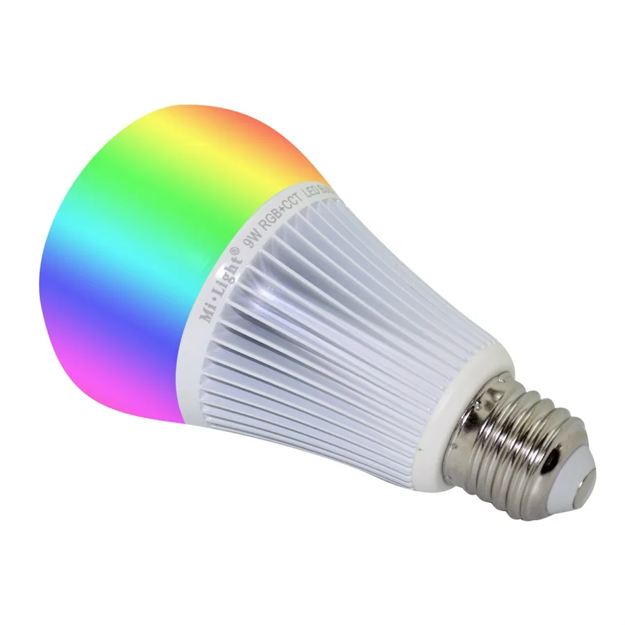 Milight E27 GU10 9W wifi Amazon Alexa Dimmable Spotlight RGB CCT Led Bulb Lamp 