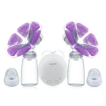 

Real Bubee Single/double Electric Breast Pump With Milk Bottle Infant Usb Bpa Free Powerful Breast Pumps Baby Breast Feeding