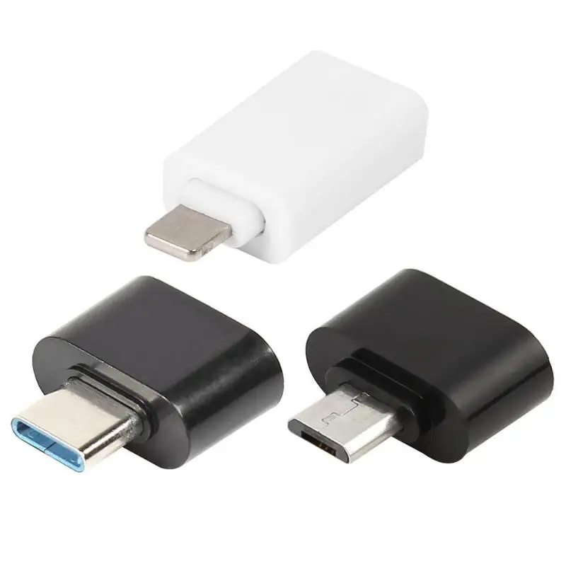 

VODOOL Car Atmosphere Lamp DJ Music Stage Effect Light USB Adapter For Lightning/Micro USB/Type C Auto Light USB Converter Plug