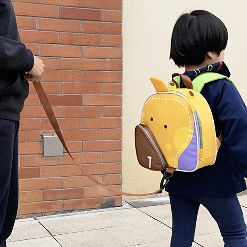 

CartoonAnimalChildren'sSchoolbagBabyAntiLossKindergartenBackpackRidgeProtectionLoad Reduction Backpack Children'sTractionBag