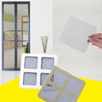

24Pcs/Set Anti-Insect Fly Door Window Anti Mosquito Screen Net Mesh Repair Tape Patch Adhesive Stickers for Home Office